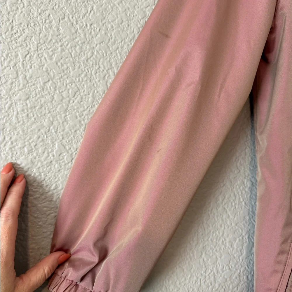 Burberry Pink Hooded Jacket with Signature Check Lining - Picture 6 of 9